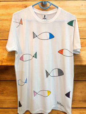 Textil- Camiseta diseño  Peixiños (modelo Dogo premium)