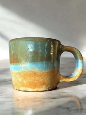 Taza  de cerámica artesanal Mariña