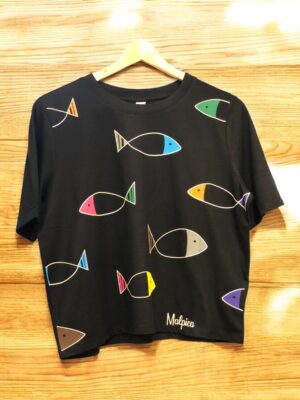 Textil- Camiseta Peixiños corta (modelo dominica)